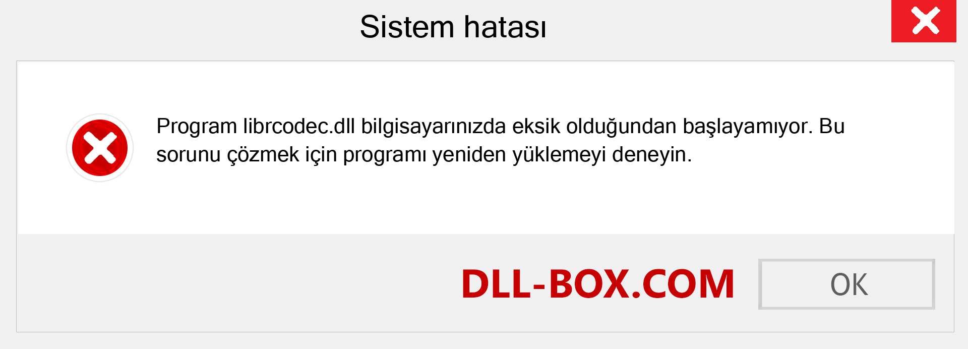 librcodec.dll dosyası eksik mi? Windows 7, 8, 10 için İndirin - Windows'ta librcodec dll Eksik Hatasını Düzeltin, fotoğraflar, resimler